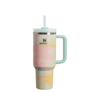 Stanley 40oz Tumbler Stainless H2.0 Flow State Quencher Warm Serene BrushStrokes